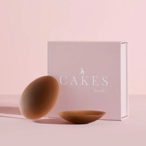 NWT CAKES Body Non-Adhesive Circles Cocoa OG Mid Coverage